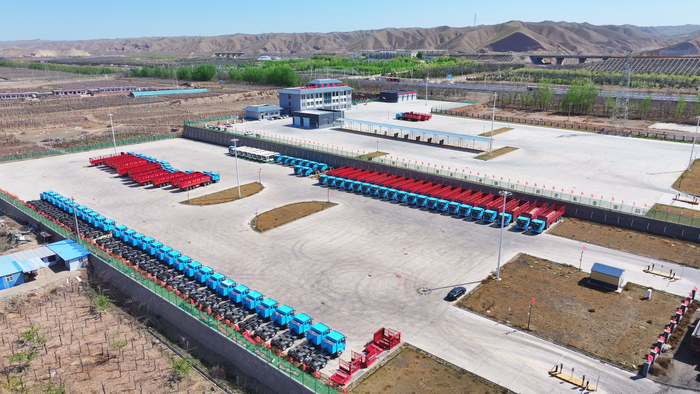 作为西北地区重要的物流枢纽，宁夏推动现代物流体系向绿色化、智能化、高效化转型。杨凡摄