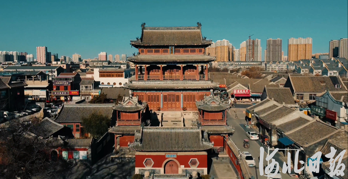 保定大慈阁。（资料片）河北日报记者王思达摄