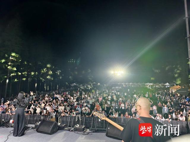 平山森林公园摇滚演出现场 六合区供图