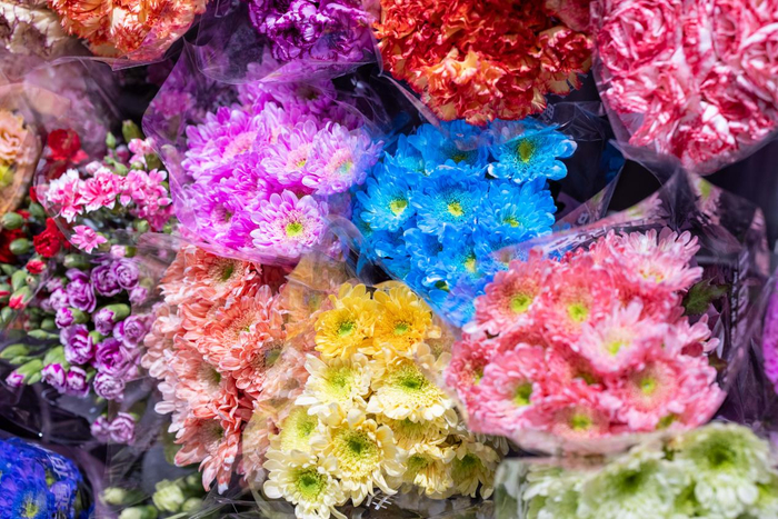 　　△捧花见面超级浪漫