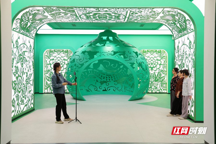 雕花蜜饯展区。