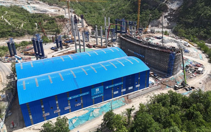 108新线高速公路第5标段施工现场。新京报记者 王贵彬 通讯员 邵焱 摄