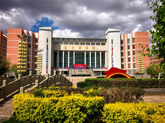 　　河西学院校园面貌图。（受访者供图）