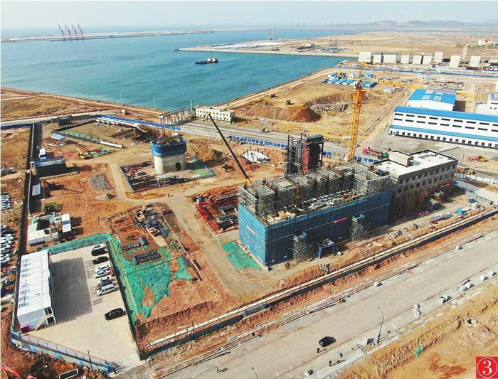     图③：大连太平湾合作创新区建设现场热潮涌动，项目建设如火如荼。郭家启  摄