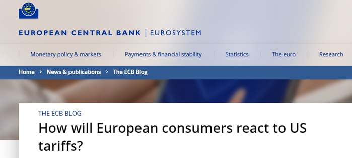 欧洲央行网站相关报道截图