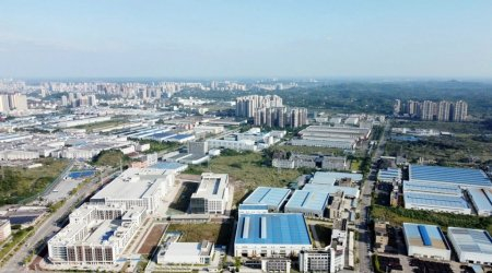 俯瞰内江经济技术开发区。内江经济技术开发区党政办供图