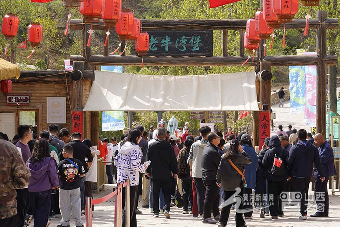 图为五一期间，偏关县老牛湾景区。黄河新闻网忻州频道记者 付秋杰 摄