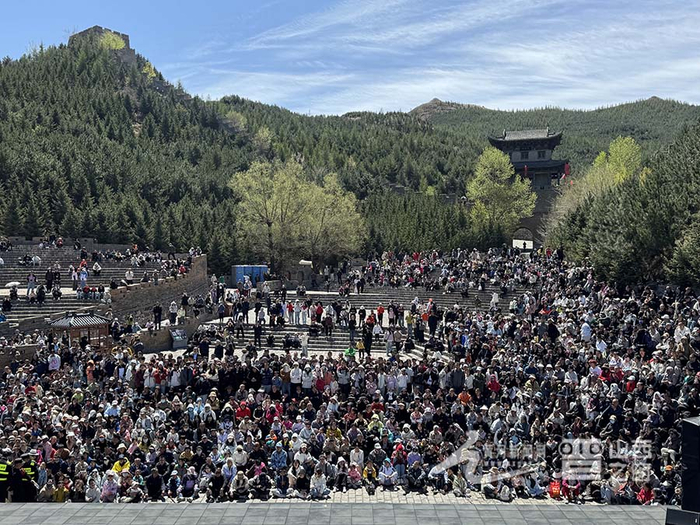 图为五一期间，代县雁门关景区。雁门关景区供图