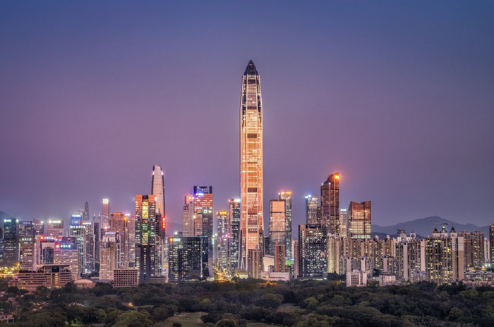 深圳地标——平安金融中心。