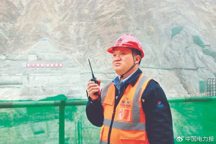 ▲中国水利水电第七工程局第一分局副分局长郭益。