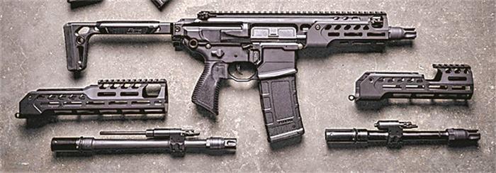　　MCX Rattler步枪及其护木。