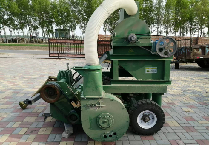 创新的秸秆还田机（央广网发  受访者供图）