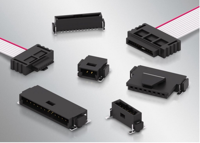 图 1：旨在承受高振动应力的连接器示例，组件经过 12 小时的 20G 测试，额定插拔次数高达 500 次。