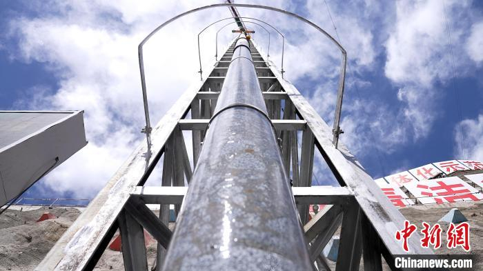 　　大坝芯样外观质量情况。华电金沙江上游开发有限公司 供图