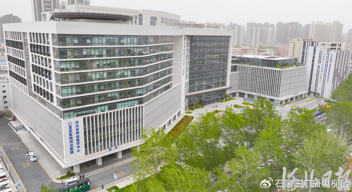 5月5日拍摄的首都医科大学宣武医院河北医院外景。河北日报记者史晟全摄