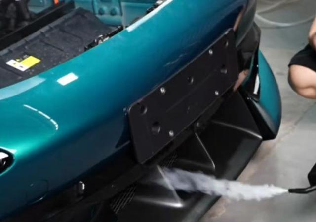 某博主自制的“风道测试”视频截图