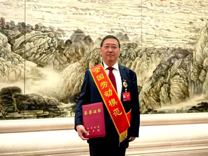 熊柏青在获奖表彰现场