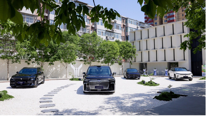 外交沙龙活动现场岚图携旗下全系车型亮相