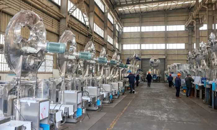 ▲图为赛德力企业生产车间。