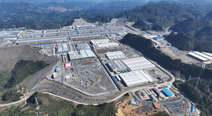 云南富宁绿色铝产业园区 图源：富宁县融媒体中心