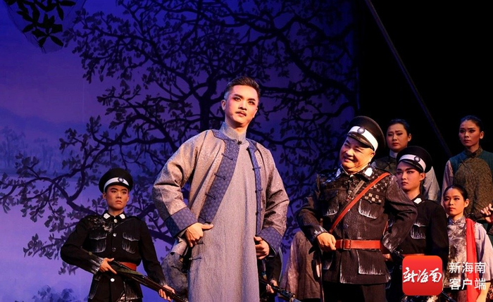《椰岛魂》演出剧照。省琼剧院供图