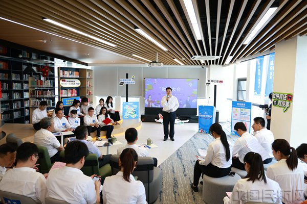 青年员工提案现场（本文图片均由宁波机场提供）