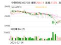 宁德时代在港交所的招股指导价格据悉为每股263港元