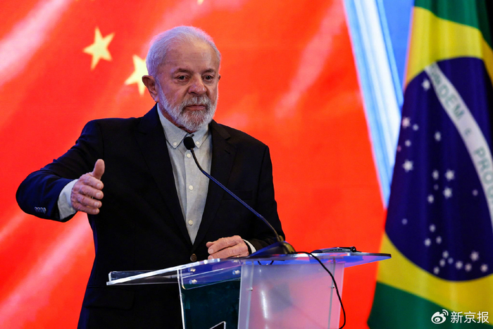 2025年5月14日，北京，巴西总统卢拉在北京就访华情况举行记者会。图源ic