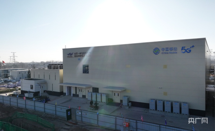 中国移动（甘肃·庆阳）数据中心N01机楼（央广网发  石强  摄）