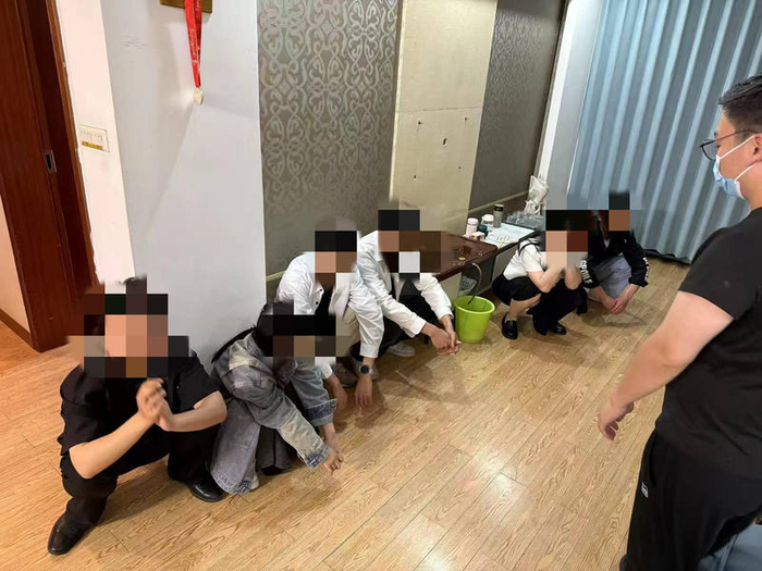 该传销团伙38名主要犯罪嫌疑人已被依法刑事拘留。图源：武汉公安