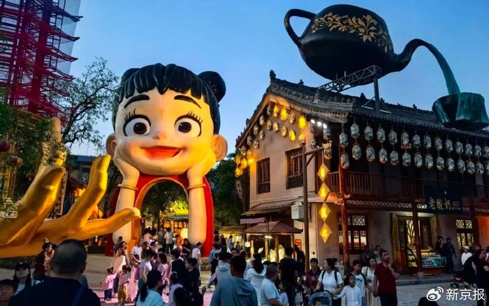 哪吒传奇景区。 图源：锦上添花文旅集团