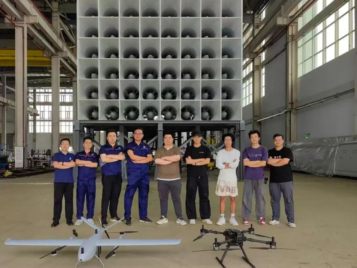 广天院低空风洞试验平台团队合影