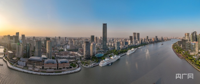 北外滩滨江航拍图（央广网发  受访者供图）