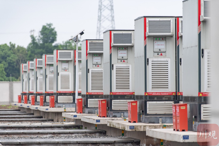 位于宜宾储能产业园旁的大唐四川储能电站项目。 赵明 摄