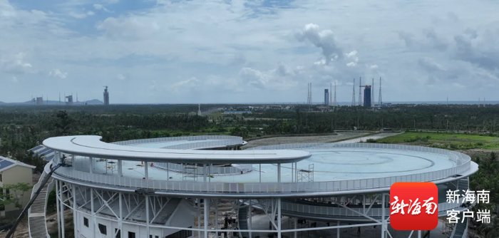 文昌瑶光火箭发射观礼台即将建成。