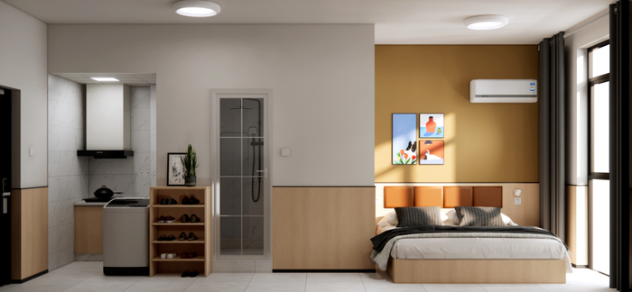 ▲湘潭城发青年人才公寓碧湖雅筑店。（图源：湘潭城发集团）