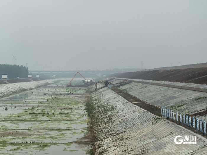 官路水库建设中对墨水河进行了改道