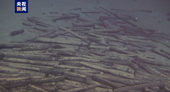 △二号沉船遗物堆积