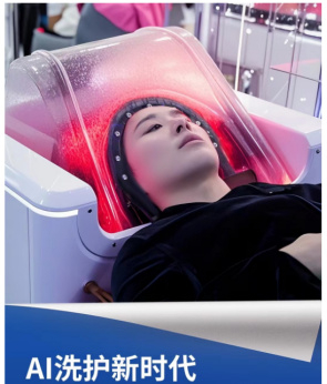 ▲洗头状态（截图自门店总部宣传海报）