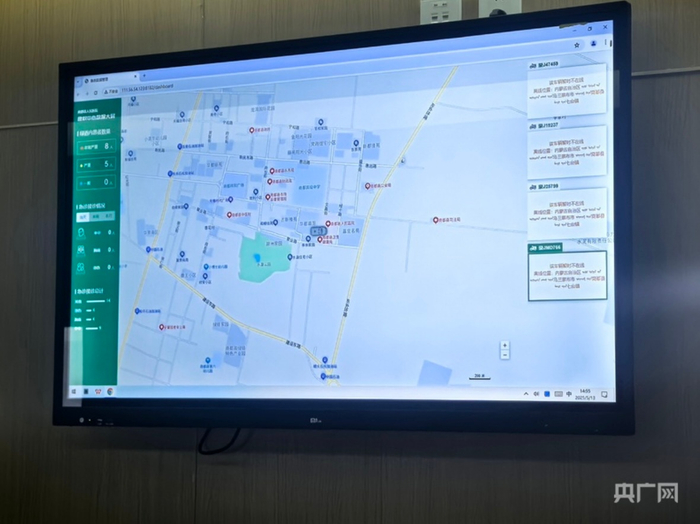 “卒中急救地图”病人“精准导航”（央广网记者  邵玉琴  摄）