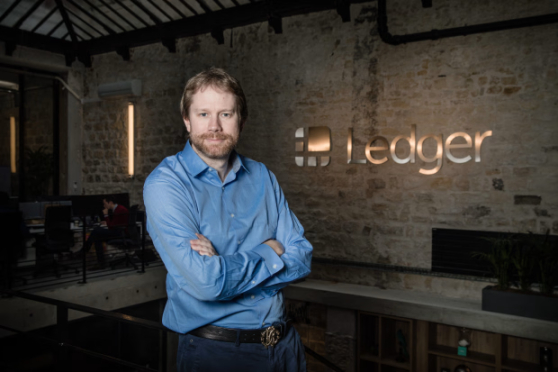 Eric Larchevêque，Ledger 联合创始人，&nbsp;2018 年。来源：彭博社