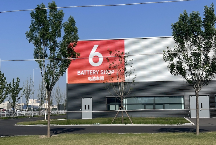 一期工厂电池车间 图片来源：时代周报记者摄