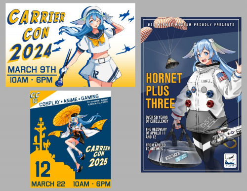 大黄蜂号博物馆的CarrierCon漫展海报