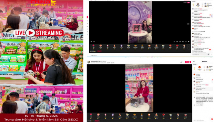 *图片源于直播页面截图与现场图