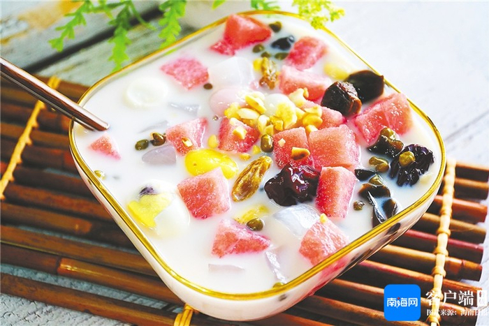 资料图：椰奶清补凉。