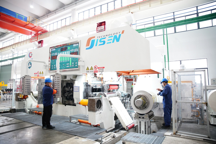 吉森科技生产车间有序运转（央广网记者  尚天宇  摄）