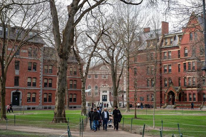 ▲资料图:美国哈佛大学校园。图据视觉中国