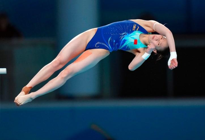 陈芋汐。新华社资料图