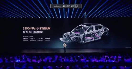 ▲小米YU7亮相发布会直播截图