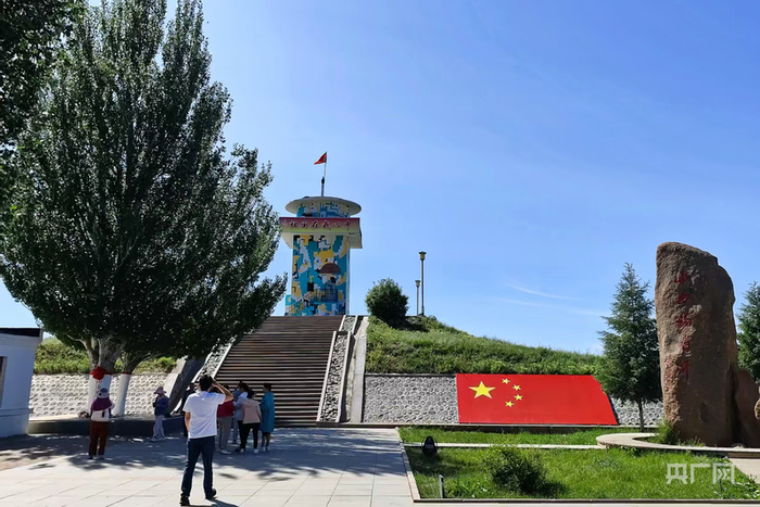 小白杨哨所  （央广网发  马晓杉  摄）  